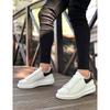 547 Мужская повседневная обувь Мужская обувь на высокой подошве Черно-белая спортивная мужская обувь на шнуровке Некожаная повседневная мужская обувь 2023