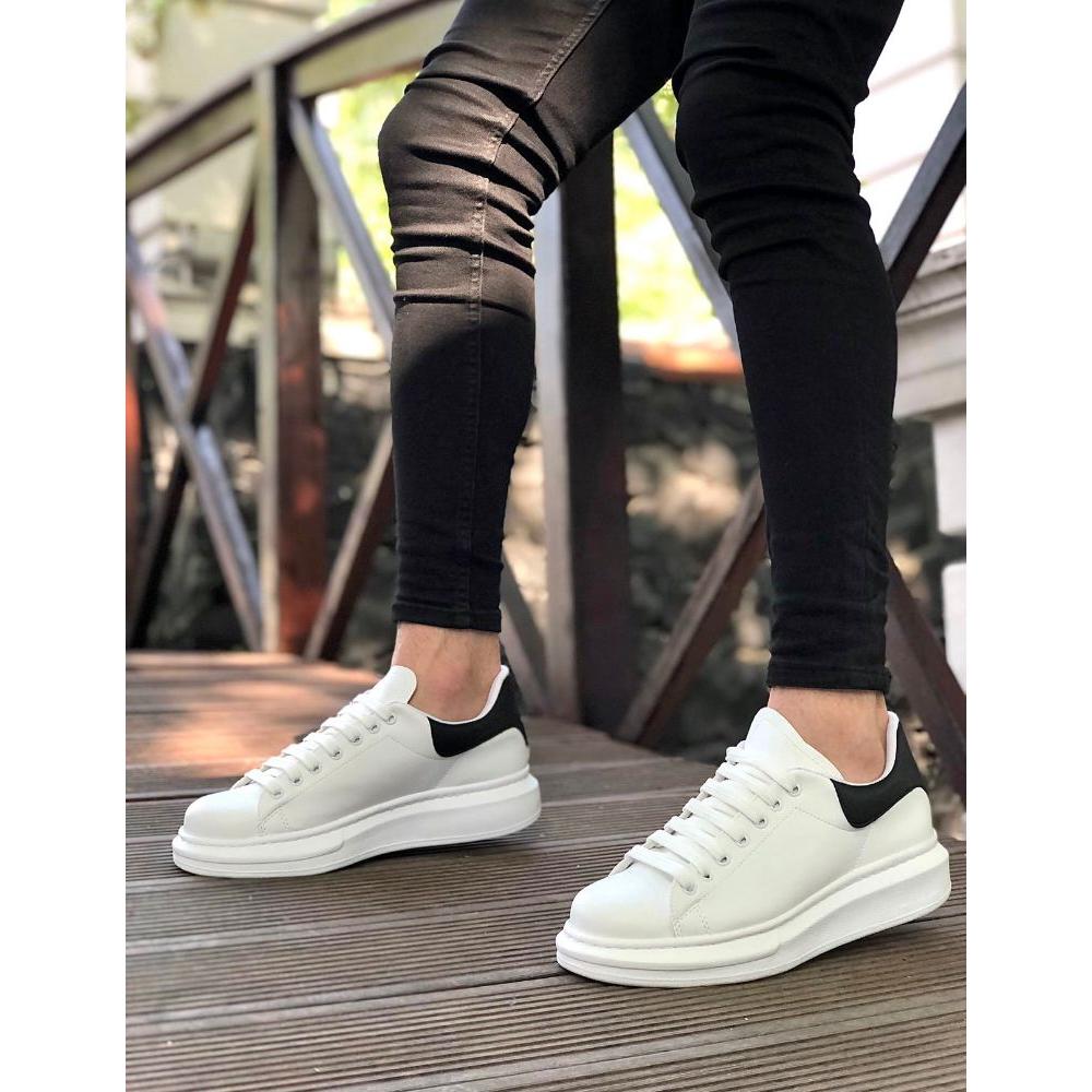 547 Мужская повседневная обувь Мужская обувь на высокой подошве Черно-белая спортивная мужская обувь на шнуровке Некожаная повседневная мужская обувь 2023