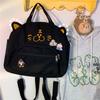 Women's Waterproof Messenger Bag Shoulder Bag JK Japanese Style Kawaii Embroidered Tiger Student Lolita Cute New