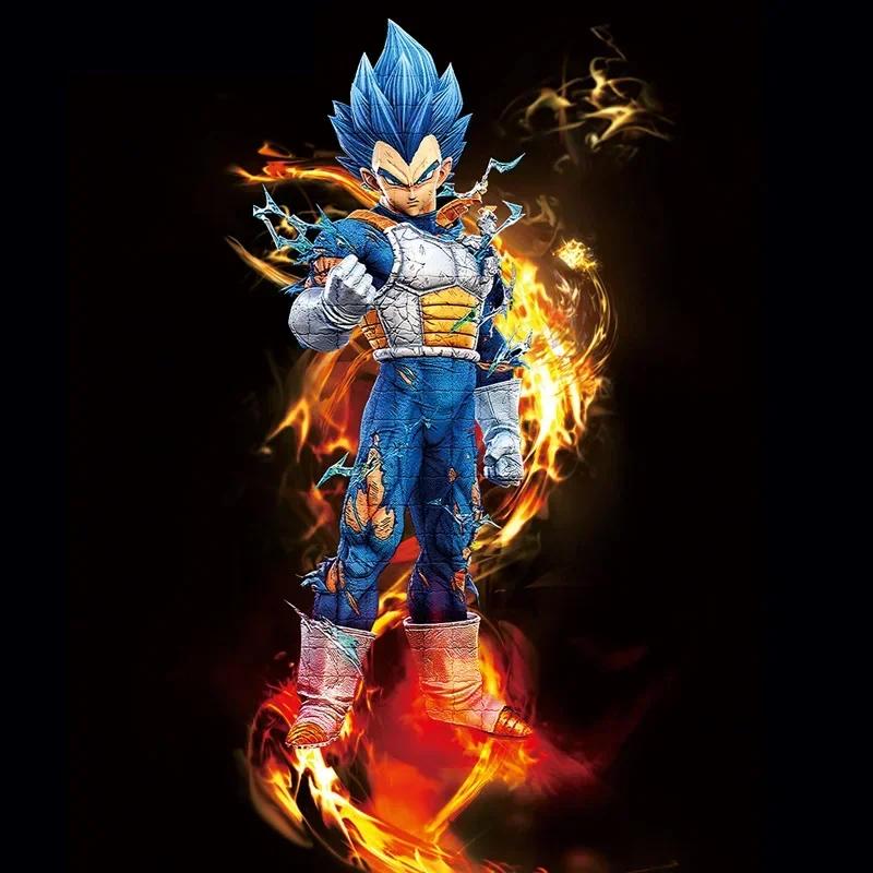 Фигурка Веджеты из Dragon Ball Z Супер Сайян Веджета Аниме Фигурка Фигурки Действия 28см ПВХ GK Кукла Статуя Коллекционная Модель Игрушки Подарок