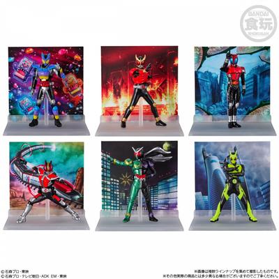Kamen Rider Коллекция микростатуэток Kamen Rider 1 коробка 8 шт.