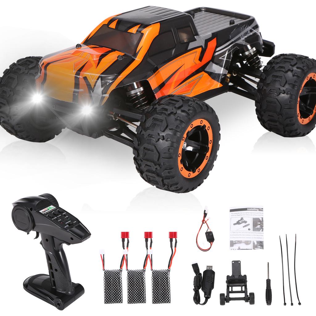 16889A-Pro 1:16 RC Car 4WD Big Foot RC Car 45 Km/h High Speed 2840 Brushless Motor Vehicle All