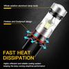 2 шт. Светодиодные лампы P13W для дневных ходовых огней DC12V, противотуманные фары, 6000K, белые сигнальные лампы, сменные лампы 3030 SMD, автомобильные аксессуары