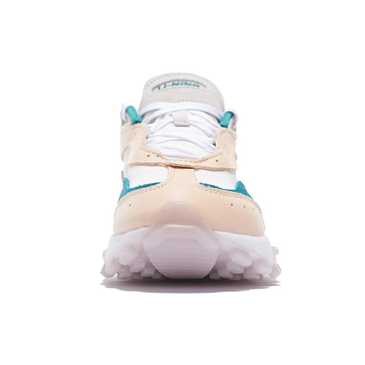 Li Ning OVERLOAD Текстиль, Кожа Амортизация Скользкая Устойчивая к истиранию Низкие Повседневная Обувь Женская AZGS082-3