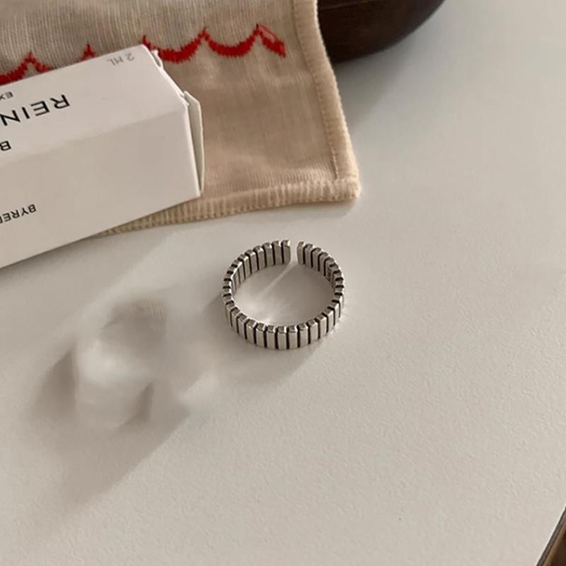 Кольца-манжеты Foxanry серебряного цвета в стиле минимализма для женщин, пар, модные, креативные, классические, индивидуальные, для вечеринок, ювелирные изделия, подарки оптом