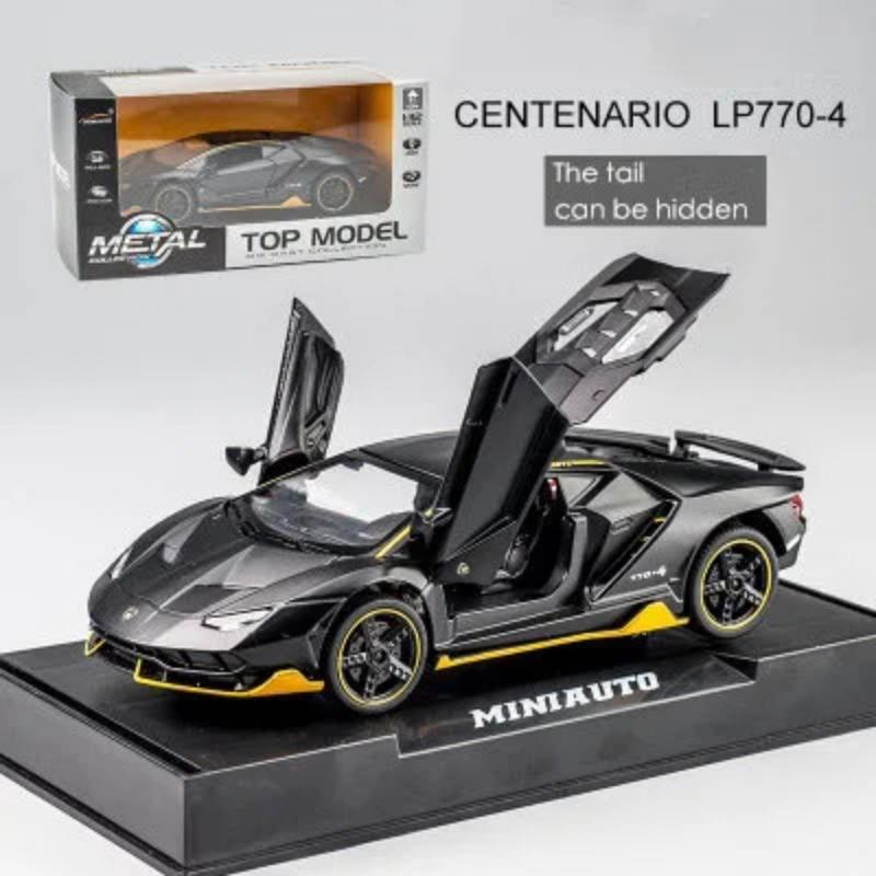 1/32 Lamborghini LP770 автомобиль литой спортивный автомобиль модель литой звук супер гоночный подъемный хвост детская игрушечная машинка для детей мальчик подарок