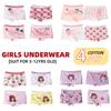 4 шт./лот Разные цвета Мультяшное детское нижнее белье для девочек Детские боксеры Детские трусики Хлопковые трусы