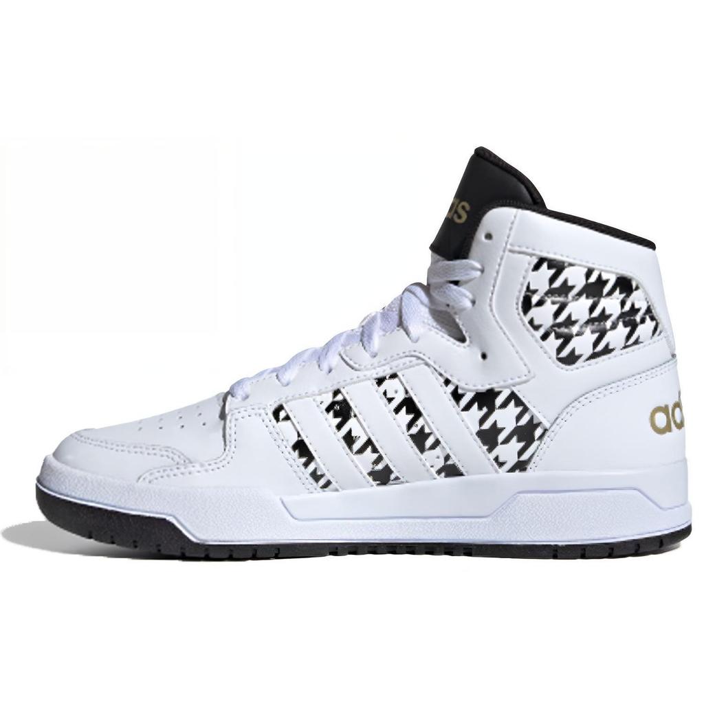 adidas Женские кроссовки Neo Entrap Mid из синтетической кожи, высокие, белые, черные FY3938