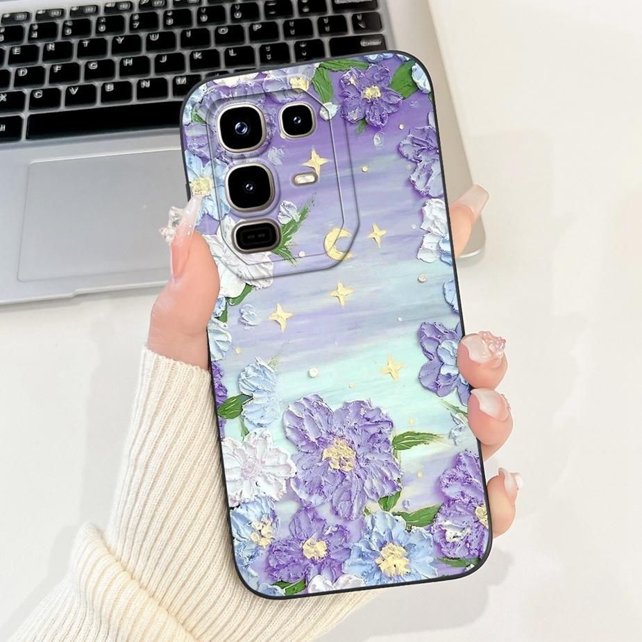 Чехол для Infinix Note 50 4G Note 50S X6870 Милый Кот Динозавр Мультяшная Обложка Мягкий Силиконовый Чехол Для Infinix Note 50 Pro Plus Корпус