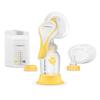 Medela Harmony Manual Breast Pump Essentials Pack, Compact and Easy To Clean, Gentle Support for Breastfeeding, Transparent