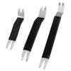3PCS Auto Trim Removal Tool Kit No Scratch Pry Tool Kit for Car Door Clip Panel & Audio Dashboard Dismantle