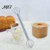 Soup Flavor Mixer Double Head Whisk, Stainless Steel Mixing Muddler, Handheld Blender Miso Dissolver Spoon for Paste Cream Eggs, Easy Clean