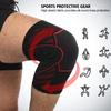 1 шт. фитнес бег велоспорт поддержка колена брекеты эластичный нейлон спортивный компрессионный наколенник рукав для баскетбола