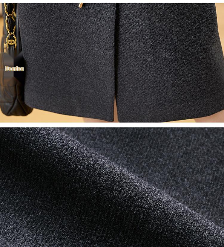 2025 Spring High-End Women's Fashion Two-Piece Set: Elegant Slimming Shirt & Vest Dress ME1861