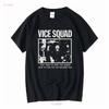 Vice Squad rock band T Shirt gift for rok fan classic graphic TE5538 vintage Washed Comfortable Stylish homme Breathable Unisex