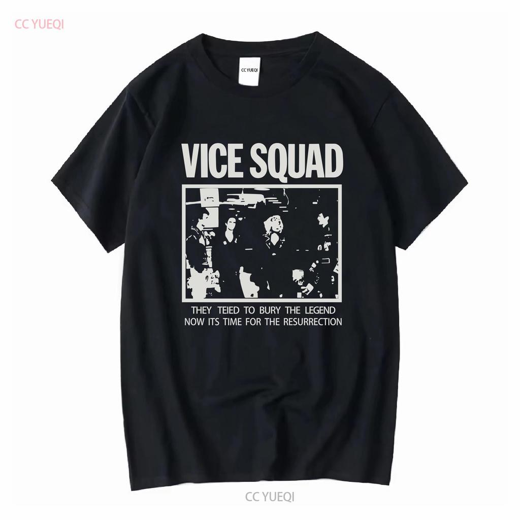 Vice Squad rock band T Shirt gift for rok fan classic graphic TE5538 vintage Washed Comfortable Stylish homme Breathable Unisex