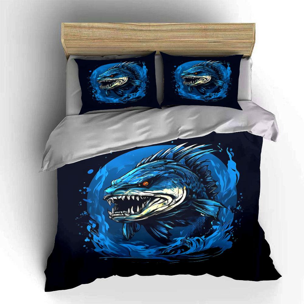 "Fierce ocean predator splash" Bedding sets Duvet covers Pillowcases(1* Duvet Cover 2* Pillowcases without duvet insert)