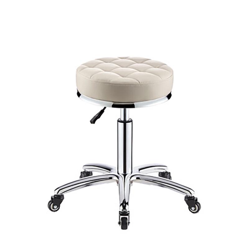 Adjustable Swivel Round Stool with Wheels