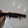 cxjva7 NEW 1999-02 Silverado 2000-06 Tahoe Suburban Front Grill emblem Bowtie Gold Black 240*85mm 12335633 1053