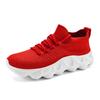 Summer Coconut Shoes Men Breathable Flying Woven Sneakers Casual Travel Shoes 48 Large Size Lace-up Sock Shoes Fashion