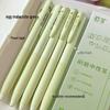 Student Neutral Black Pen: High-Quality 0.5mm Brush Tip with Soft Silicone Cover