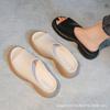 -Пляжные крутые тапочки большого размера женские летние удобные универсальные тапочки для мамы на толстой подошве римские крутые тапочки
