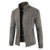 New Men's Thickened Knitwear Stand Neck Thickened Sweater Cardigan Men's Coat Men's Popular Style