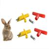 5 Комплектов Автоматическая Ниппельная Поилка для Кроликов Пластиковая Интегрированная Водяная Насадка для Кроликов Грызуны Животные