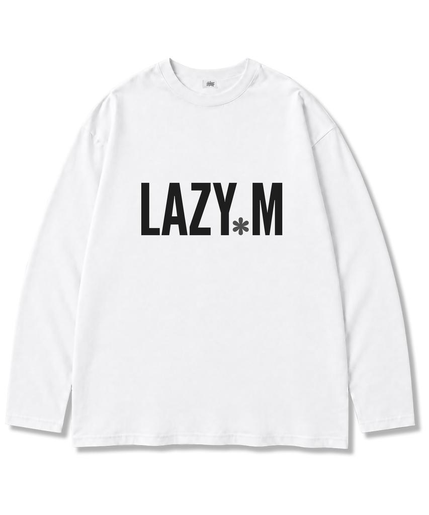 LAZYMERRY Lazy.M Хлопковая футболка оверсайз с длинным рукавом, 16-нить (2 цвета)