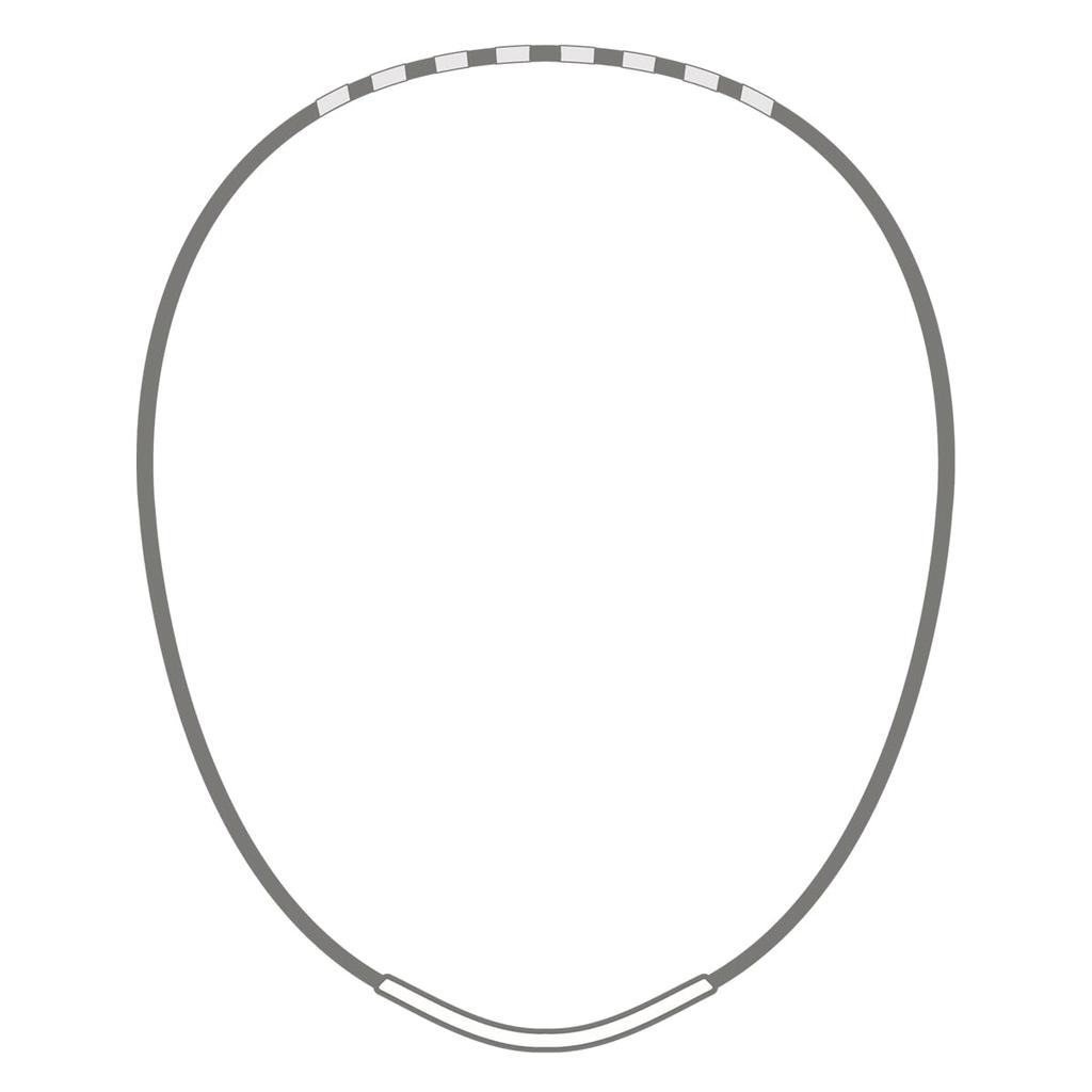 Lieri Official Colantotte Loop Necklace, Magnetic Necklace, Choker Style, Greige, One Size Fits Most, Women's