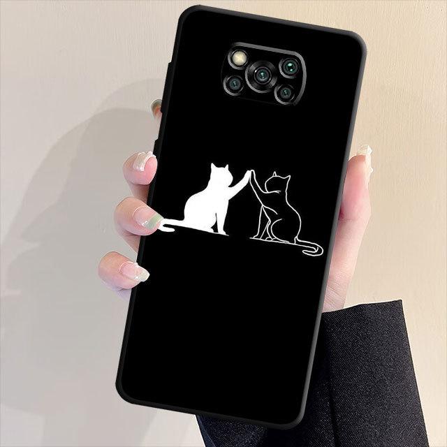 Забавный чехол для телефона с милым котом для Samsung Galaxy S22 S23 S20 S21 Note 20 Ultra 10 Plus 8 9 S20, роскошный силиконовый чехол