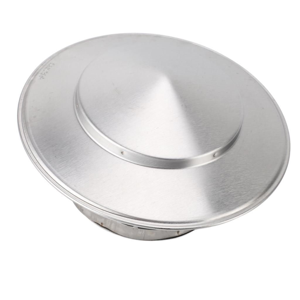 Stainless Steel Chimney Cap Rustproof Round Exterior Chimney Fireplace Topper Cone Top for Outside