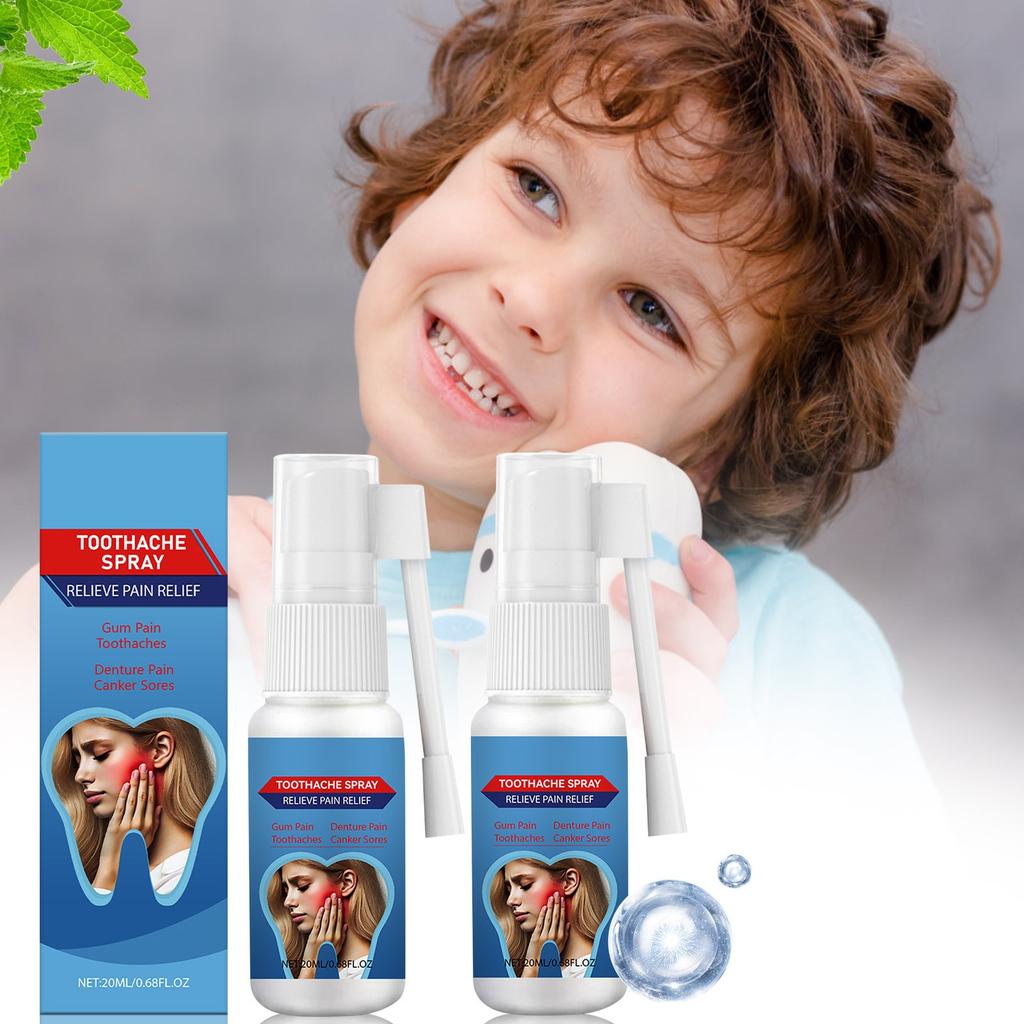 Спрей для ухода за полостью рта, обезболивающий спрей, средство от язв, эффективная профилактика зубной боли, 20 мл