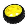 1/2/4P TT Motor Smart Car Robot Wheel Applicable to Arduino Diy Kit Wheel Smart Car Chassis Motor Robot Remote Control Car Wheel