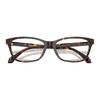 Versace Brand Logo Acetate Rectangular Optical Frame Women's Brown 26126528 VE3375108-Brown F