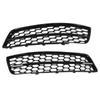 2pcs Gloss Black Front Bumper Fog Light Grille Cover Trim 8P0807682J Replacement for A3 8P 2009‑2013