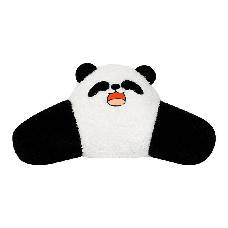 Universal Panda Car Seat Cushion Full Set Fashion Breathable Universal Seat Cushion Cover Anti Slip Panda Interior Accessories