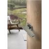 1 set of indoor silent door lock aluminum alloy Nordic minimalist bedroom split wooden door handle lock with key included