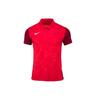 Спортивная повседневная футбольная дышащая рубашка поло с короткими рукавами, мужские топы, красные BV6725-657
