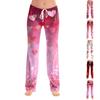 Women's Fashion Loose Casual Valentine's  Day Printed Casual Pants