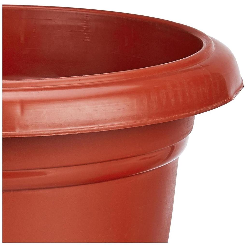 Круглые горшки для растений с поддоном | Современный дизайн | Комнатный и уличный цветочный горшок для украшения дома/офиса/стола/сада/балкона