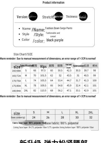 SNOWFLYING Женские пуховые рабочие брюки X40134874F