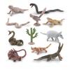 Pvc Chameleon Elephant Lion Figurines Set With Static Design For Classroom Teaching And Home Decor