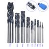 4 Flutes Carbide End Mill Tungsten Steel Milling Cutter TiAlN Coated 1-16mm Drill Bit Acc