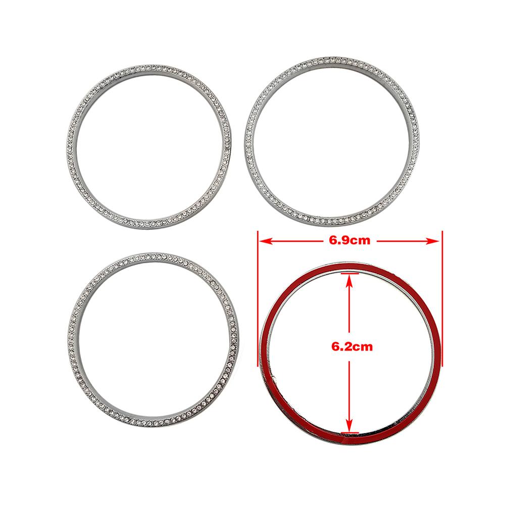 Для Mercedes Benz E Class W213 2016-центральная консоль кондиционер розетка переменного тока вентиляционное отверстие ремонт кольцо с наклейкой с кристаллами и бриллиантами