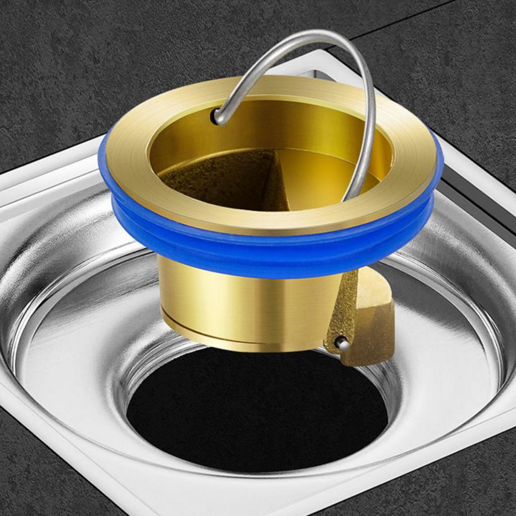 Душевая решетка для слива в полу Самоуплотняющийся обратный поток в сливе в полу Туалетная решетка для устранения запаха Простота в использовании