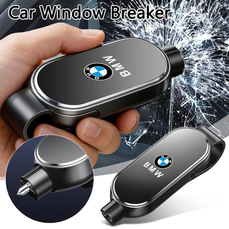 Car Safety Hammer Seat Belt Cutter Escape Tool Glass Breaker for BMW 2 5 6 7 Series F20 G20 G30 X1 X3 X4 X5 X6 F15 G05 Sticker pdzr82