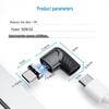 PD100W Magnetic Elbow Adapter: Multifunctional USB-C Converter for MacBook and Laptops