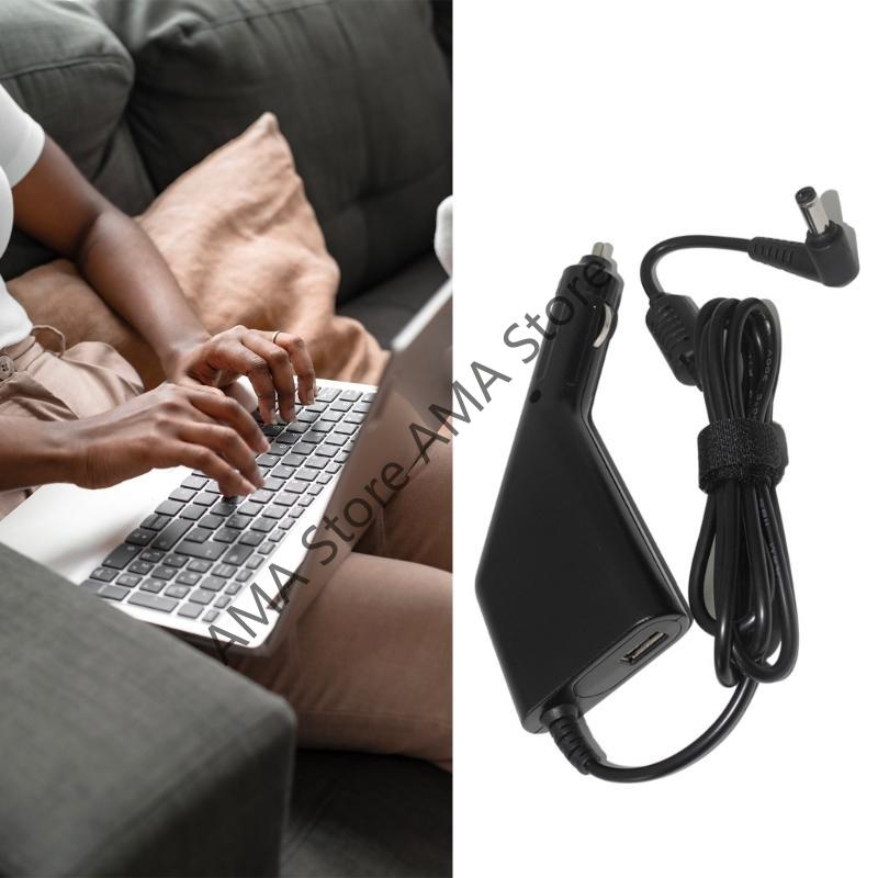 Автомобильное зарядное устройство 19В 4.74А 90Вт Универсальное зарядное устройство-адаптер питания для ноутбуков Lenovo Asus Acer Dell HP Samsung Toshiba с 10 разъемами