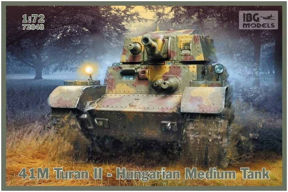 IBG 1/72 Венгерский средний танк 41M Turan II с 75-мм пушкой, Пластиковая модель PB72048